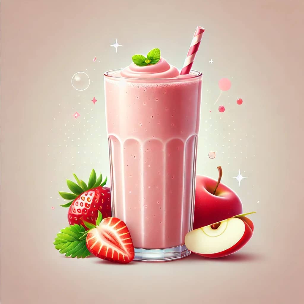 apple strawberry smoothie