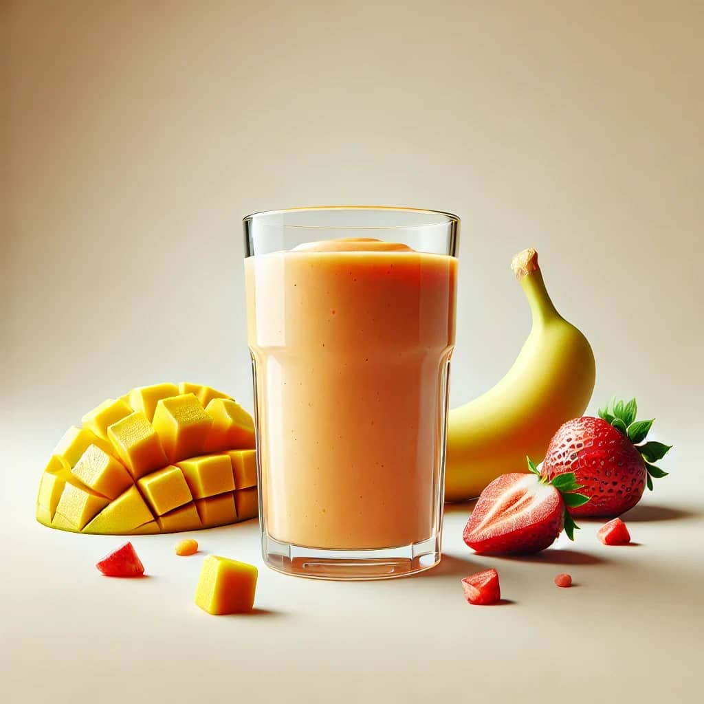 mango strawberry banana smoothie