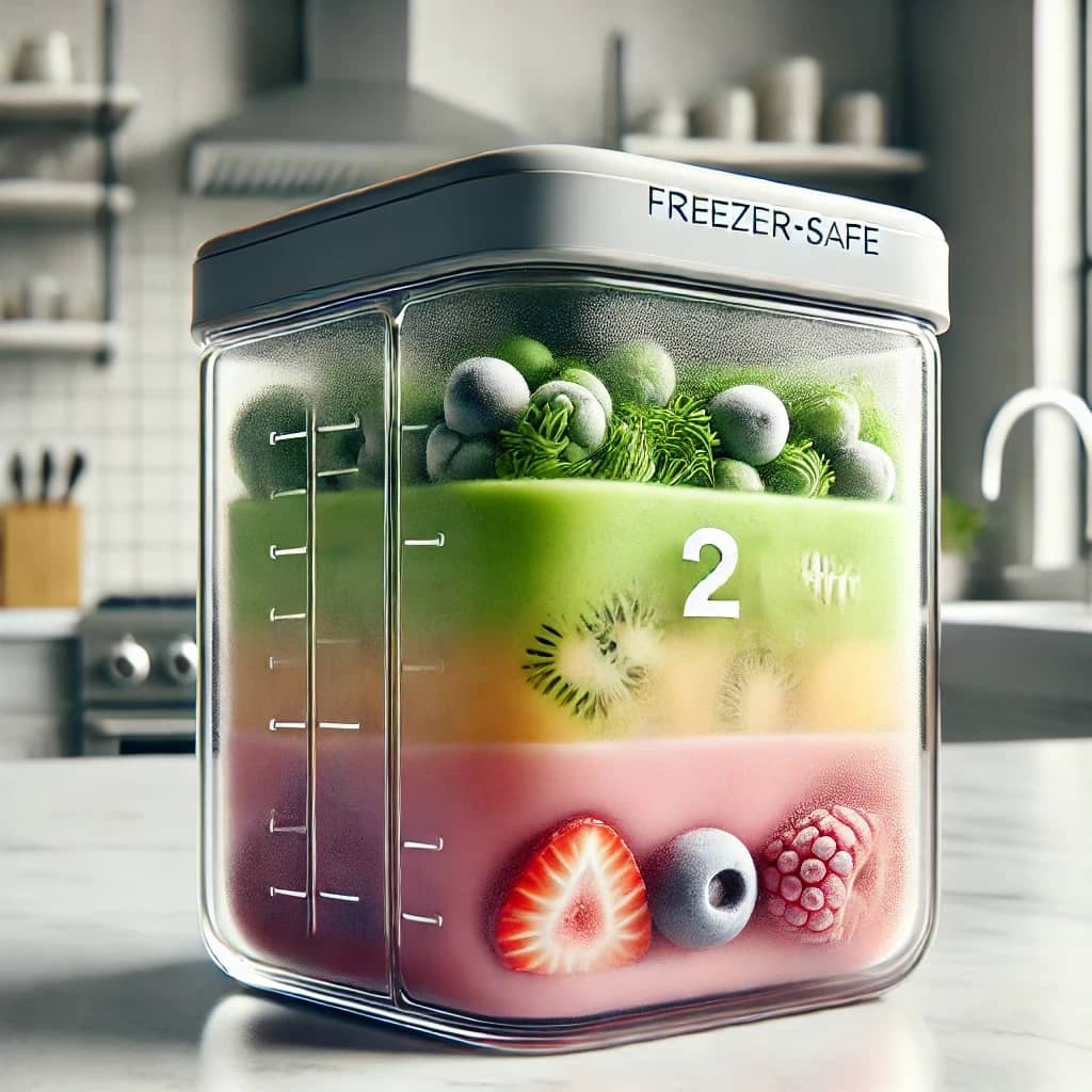 Freezing smoothies will preserve their nutritional value