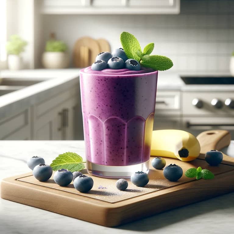 blueberry smoothie recipe without yogurt