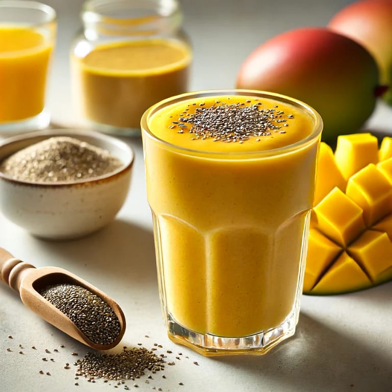 Quick & Tasty Mango Protein Smoothie For Busy Mornings